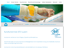 Tablet Screenshot of kunstturnerinnen.ch
